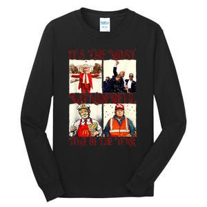 ItS The Most Wonderful Time Of The Year Trump Christmas Tall Long Sleeve T-Shirt