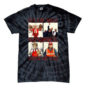 ItS The Most Wonderful Time Of The Year Trump Christmas Tie-Dye T-Shirt