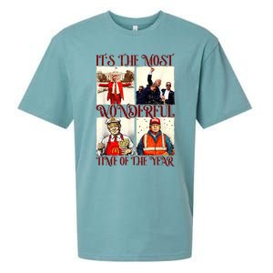 ItS The Most Wonderful Time Of The Year Trump Christmas Sueded Cloud Jersey T-Shirt