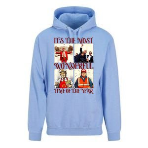 ItS The Most Wonderful Time Of The Year Trump Christmas Unisex Surf Hoodie