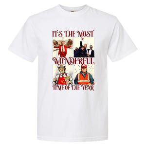 ItS The Most Wonderful Time Of The Year Trump Christmas Garment-Dyed Heavyweight T-Shirt