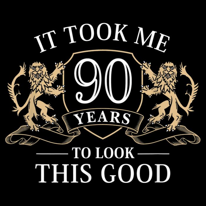 It Took Me 90 Years To Look This Good 90th Happy Birthday Tall T-Shirt