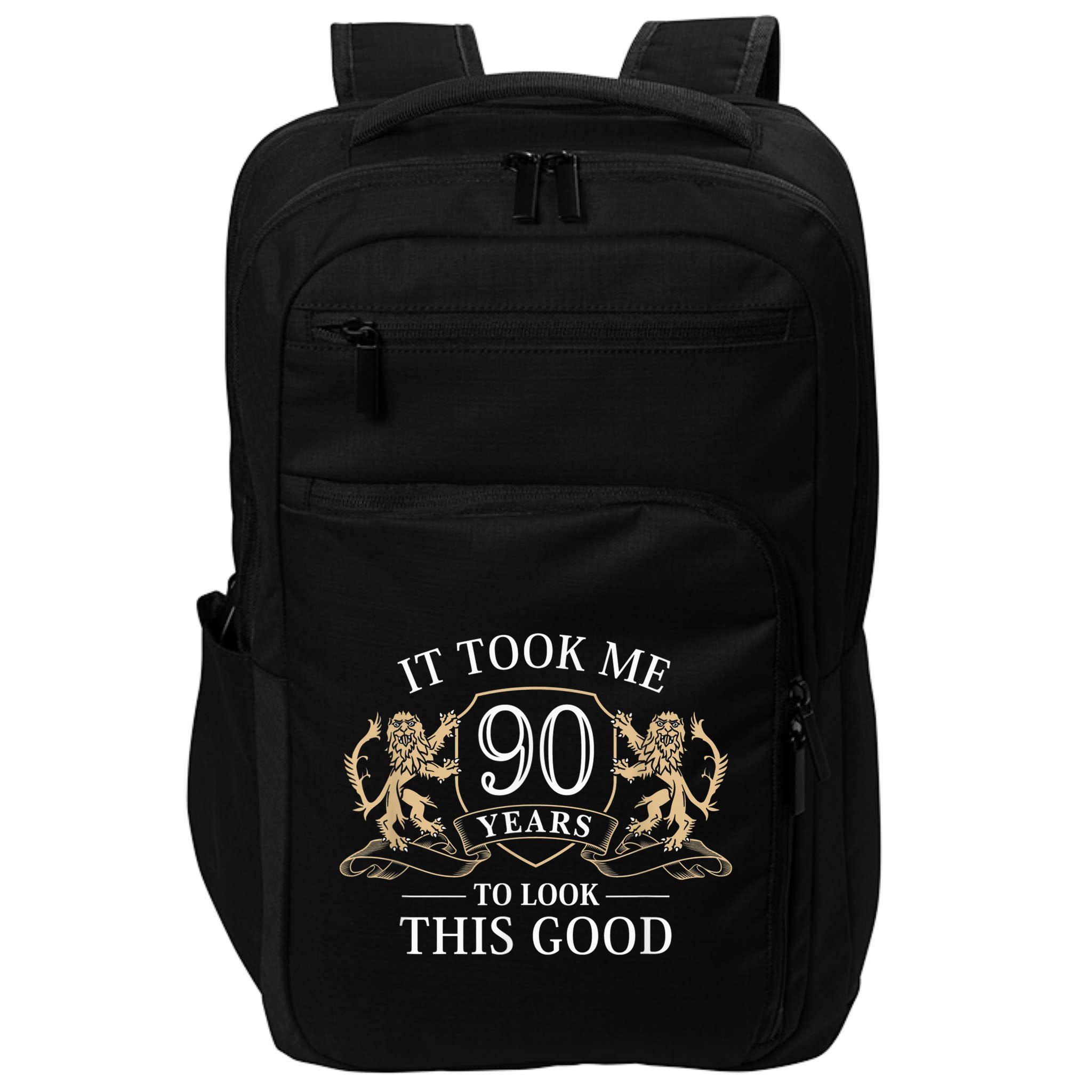 It Took Me 90 Years To Look This Good 90th Happy Birthday Impact Tech Backpack