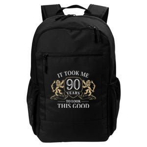 It Took Me 90 Years To Look This Good 90th Happy Birthday Daily Commute Backpack