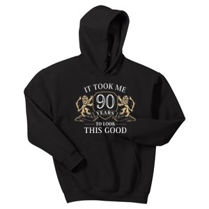 It Took Me 90 Years To Look This Good 90th Happy Birthday Kids Hoodie