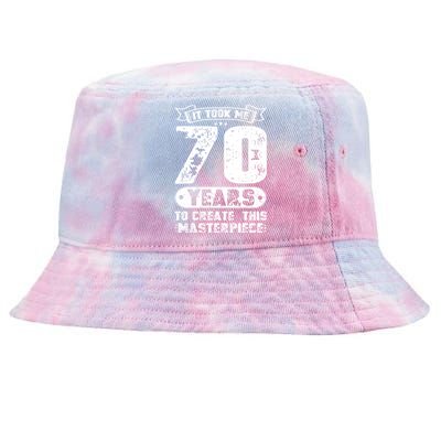 It Took Me 70 Years To Create This Masterpiece Gift Tie-Dyed Bucket Hat