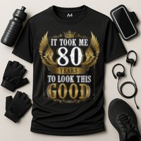 It Took Me 80 Year To Look This Good Shirt 80th Birthday m.e.n Cooling Performance Crew T-Shirt