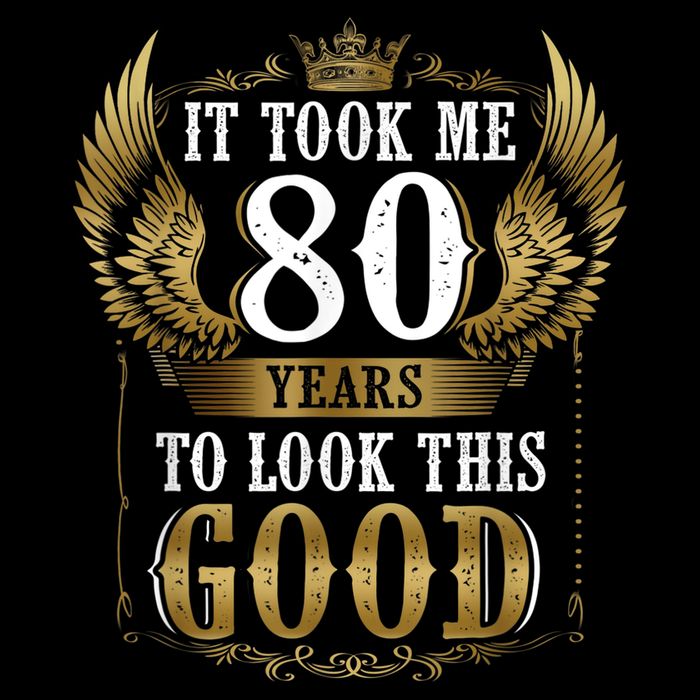 It Took Me 80 Year To Look This Good Shirt 80th Birthday m.e.n 7-Panel Snapback Hat