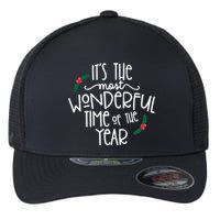 Its The Most Wonderful Time Of The Year Christmas Flexfit Unipanel Trucker Cap