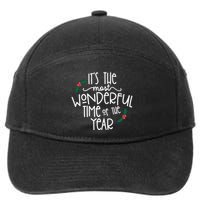 Its The Most Wonderful Time Of The Year Christmas 7-Panel Snapback Hat