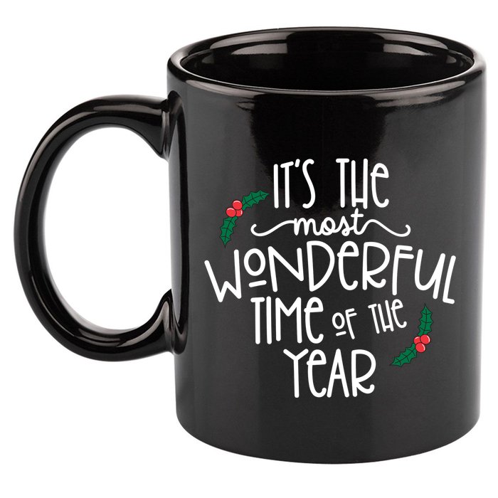 Its The Most Wonderful Time Of The Year Christmas 11oz C Handle Ceramic Mug