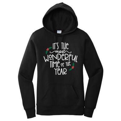Its The Most Wonderful Time Of The Year Christmas Women's Pullover Hoodie
