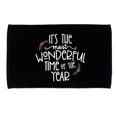 Its The Most Wonderful Time Of The Year Christmas Microfiber Hand Towel