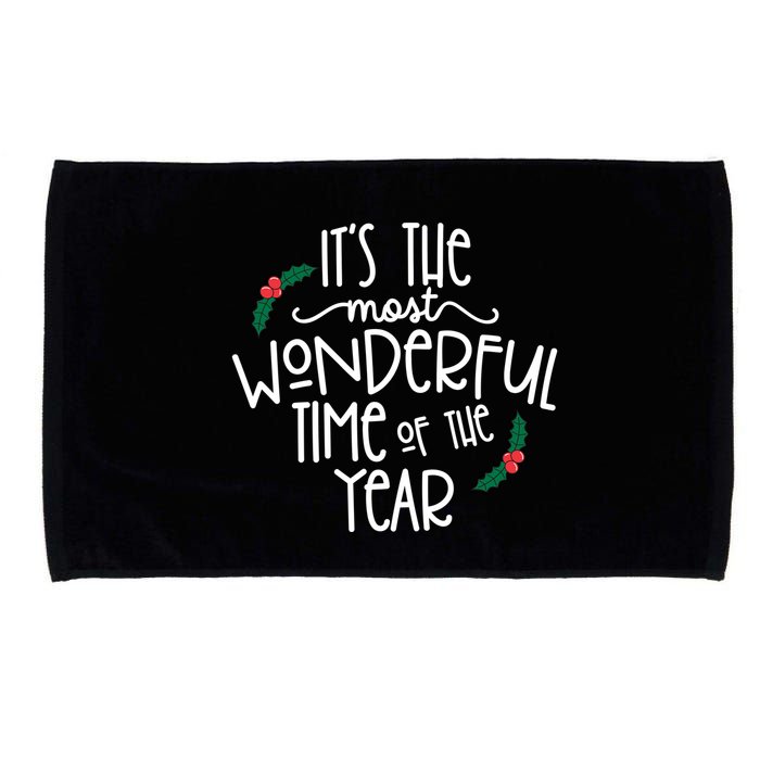 Its The Most Wonderful Time Of The Year Christmas Microfiber Hand Towel
