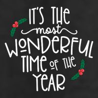 Its The Most Wonderful Time Of The Year Christmas Microfiber Hand Towel
