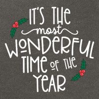 Its The Most Wonderful Time Of The Year Christmas Cotton Canvas Backpack