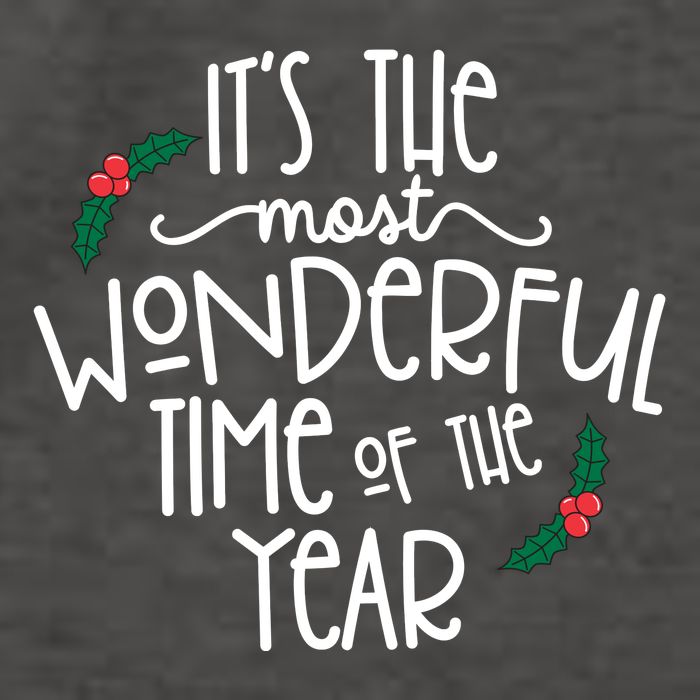 Its The Most Wonderful Time Of The Year Christmas Vector Backpack