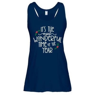 Its The Most Wonderful Time Of The Year Christmas Ladies Essential Flowy Tank