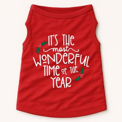 Its The Most Wonderful Time Of The Year Christmas Doggie Tank