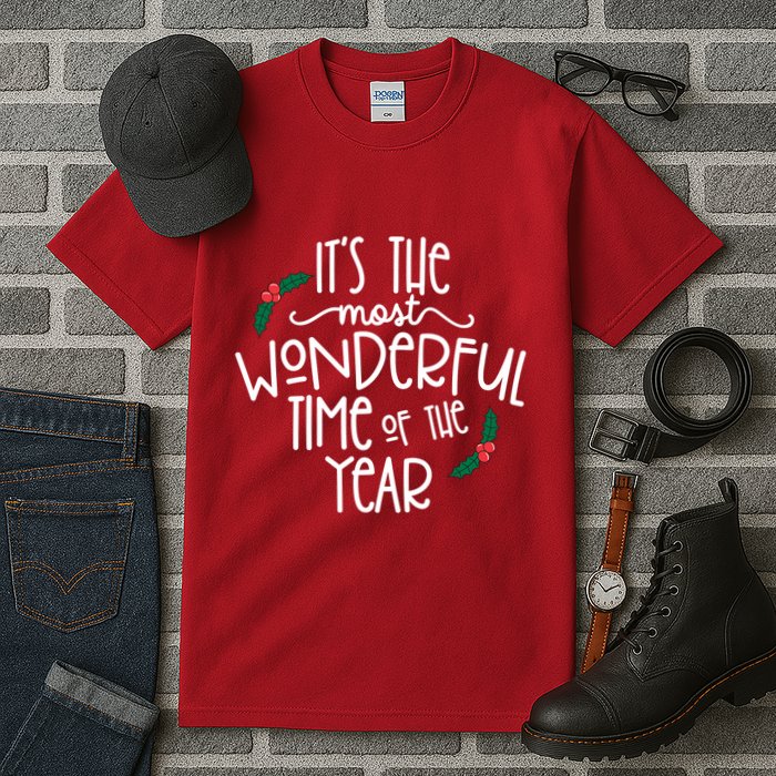 Its The Most Wonderful Time Of The Year Christmas Tall T-Shirt