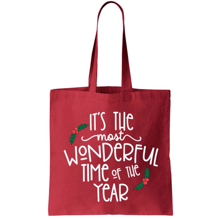 Its The Most Wonderful Time Of The Year Christmas Bag