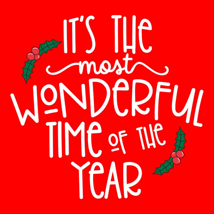 Its The Most Wonderful Time Of The Year Christmas Poster