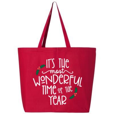 Its The Most Wonderful Time Of The Year Christmas 25L Jumbo Tote