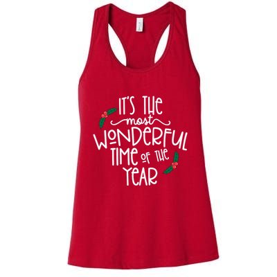 Its The Most Wonderful Time Of The Year Christmas Womens Tank Top