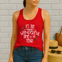 Its The Most Wonderful Time Of The Year Christmas Womens Tank Top
