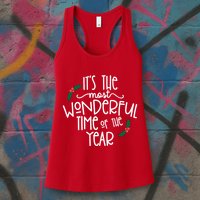 Its The Most Wonderful Time Of The Year Christmas Womens Tank Top