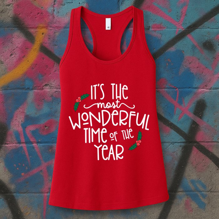 Its The Most Wonderful Time Of The Year Christmas Womens Tank Top