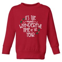 Its The Most Wonderful Time Of The Year Christmas Toddler Sweatshirt