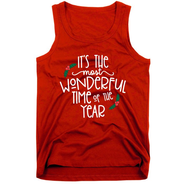 Its The Most Wonderful Time Of The Year Christmas Tank Top