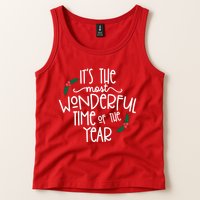 Its The Most Wonderful Time Of The Year Christmas Tank Top