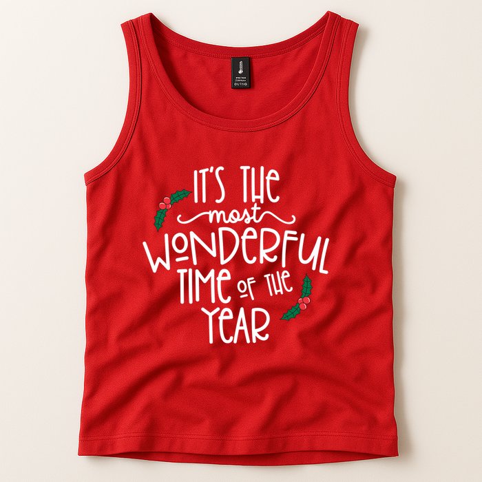 Its The Most Wonderful Time Of The Year Christmas Tank Top