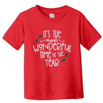 Its The Most Wonderful Time Of The Year Christmas Toddler T-Shirt