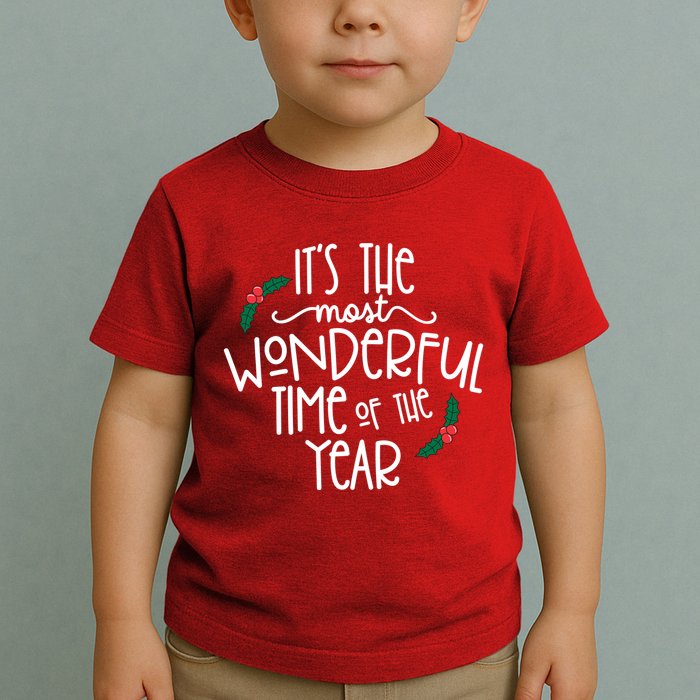 Its The Most Wonderful Time Of The Year Christmas Toddler T-Shirt