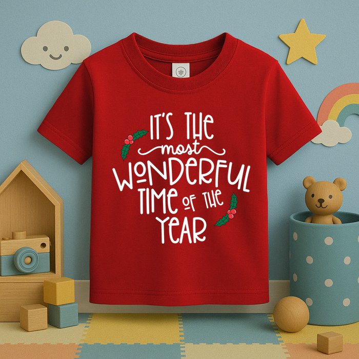 Its The Most Wonderful Time Of The Year Christmas Toddler T-Shirt