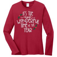 Its The Most Wonderful Time Of The Year Christmas Ladies Long Sleeve Shirt