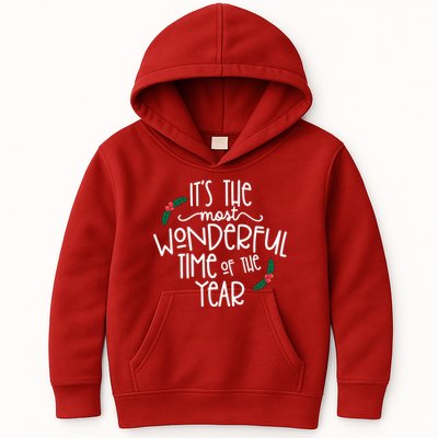Its The Most Wonderful Time Of The Year Christmas Kids Hoodie