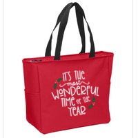 Its The Most Wonderful Time Of The Year Christmas Zip Tote Bag