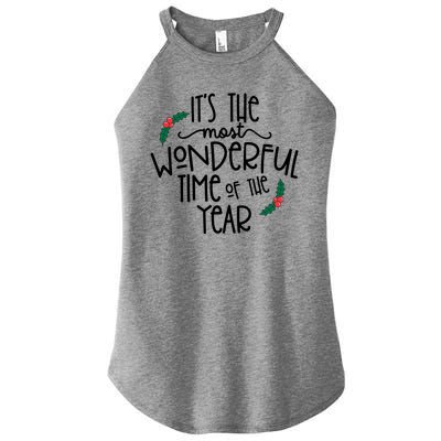 Its The Most Wonderful Time Of The Year Christmas Women's Perfect Tri Rocker Tank