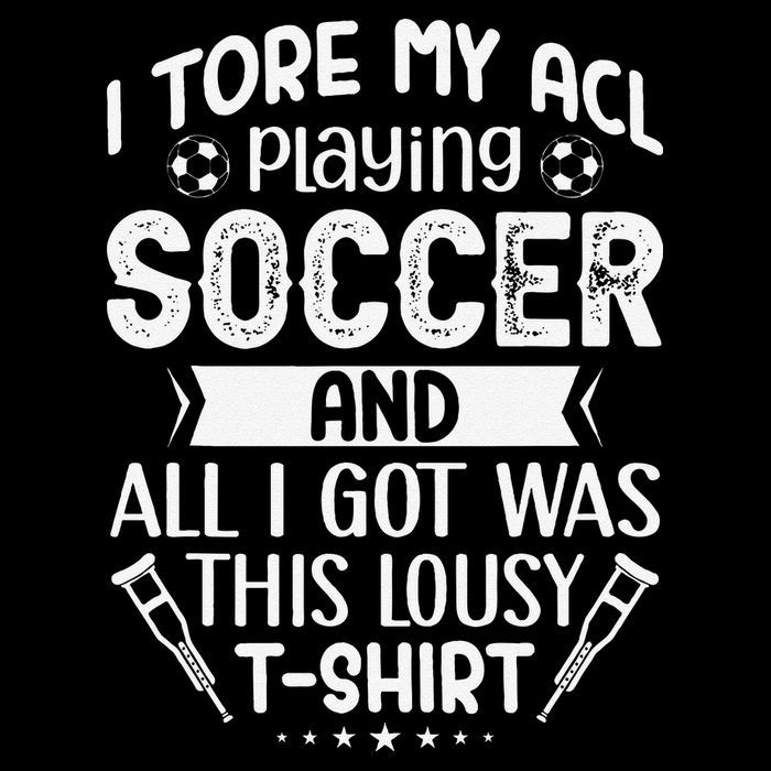 I Tore My Acl Playing Soccer Funny Acl Knee Surgery Recovery PosiCharge Competitor Tank