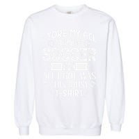 I Tore My Acl Playing Soccer Funny Acl Knee Surgery Recovery Garment-Dyed Sweatshirt