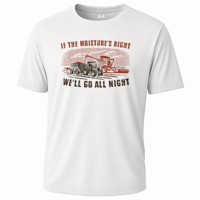 If The MoistureS Right WeLl Go All Night Premium Cooling Performance Crew T-Shirt