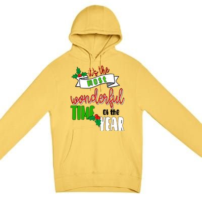 Its The Most Wonderful Time Of The Year Christmas Festive Premium Pullover Hoodie