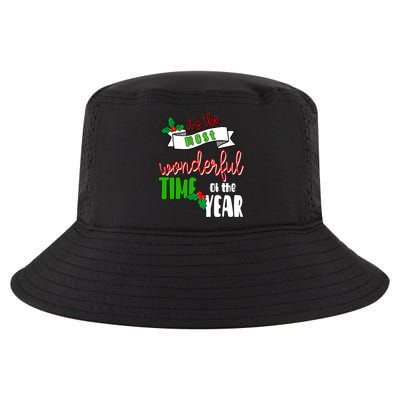 Its The Most Wonderful Time Of The Year Christmas Festive Cool Comfort Performance Bucket Hat