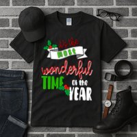 Its The Most Wonderful Time Of The Year Christmas Festive Tall T-Shirt