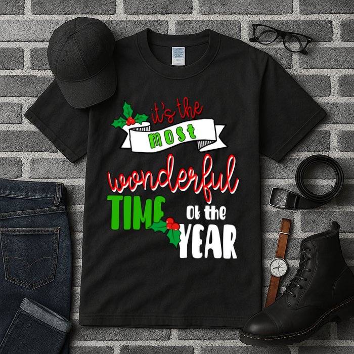 Its The Most Wonderful Time Of The Year Christmas Festive Tall T-Shirt
