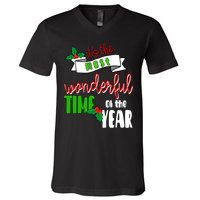 Its The Most Wonderful Time Of The Year Christmas Festive V-Neck T-Shirt
